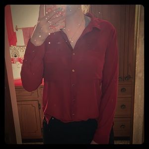 Red blouse